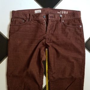 GAP 1969 Capri Corduroy Sexy Boyfriend size 27r